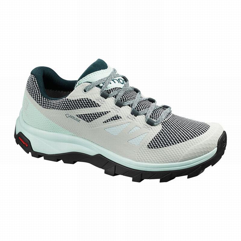 Zapatillas Trekking Salomon Mujer Azules - Salomon Argentina OUTLINE GORE-TEX ,385194-JIH